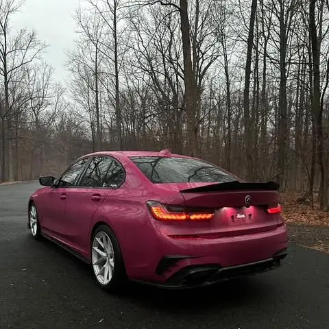 Gloss Ruby Star Car Vinyl Wrap PET review 