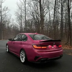 Gloss Ruby Star Car Vinyl Wrap review 4kluxa 01