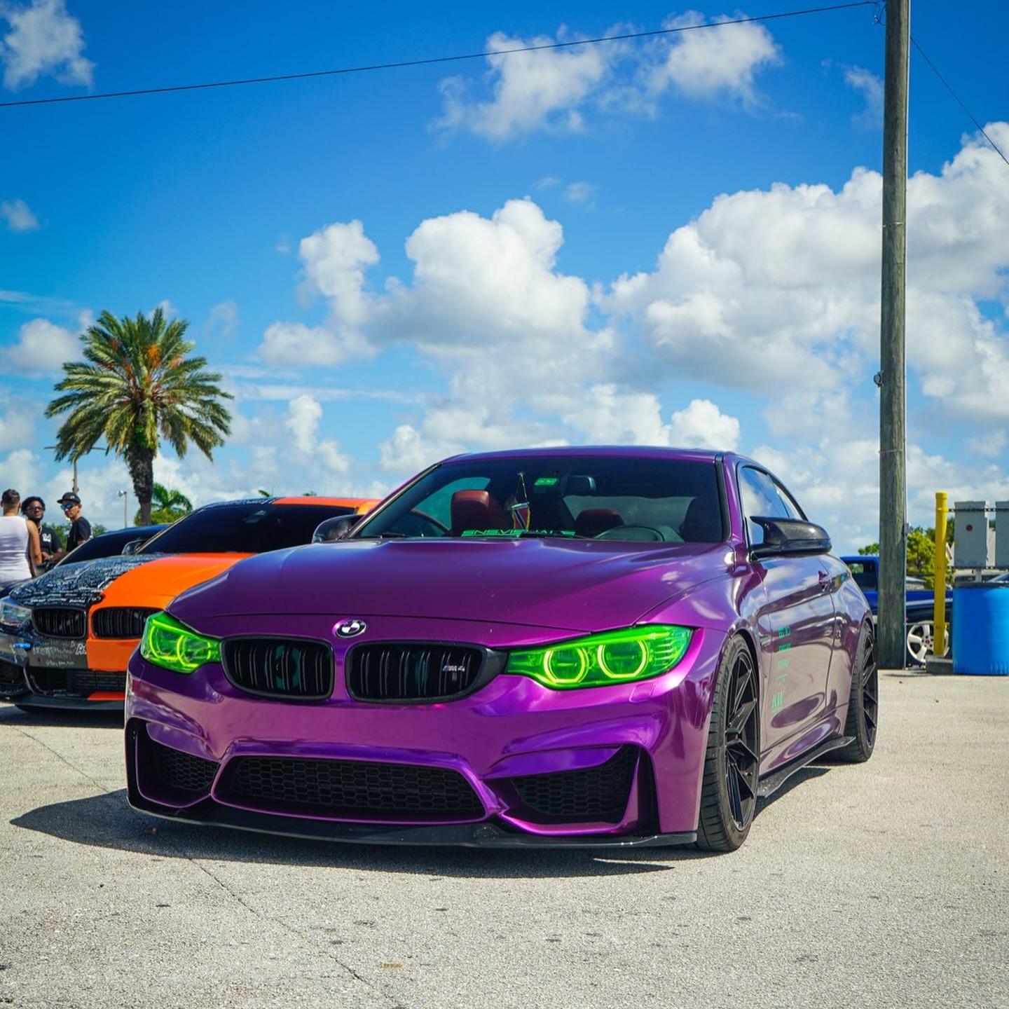 Gloss Metallic Grape Purple Car Vinyl Wrap PET review Yves Parris🇺🇸🇹🇹 02