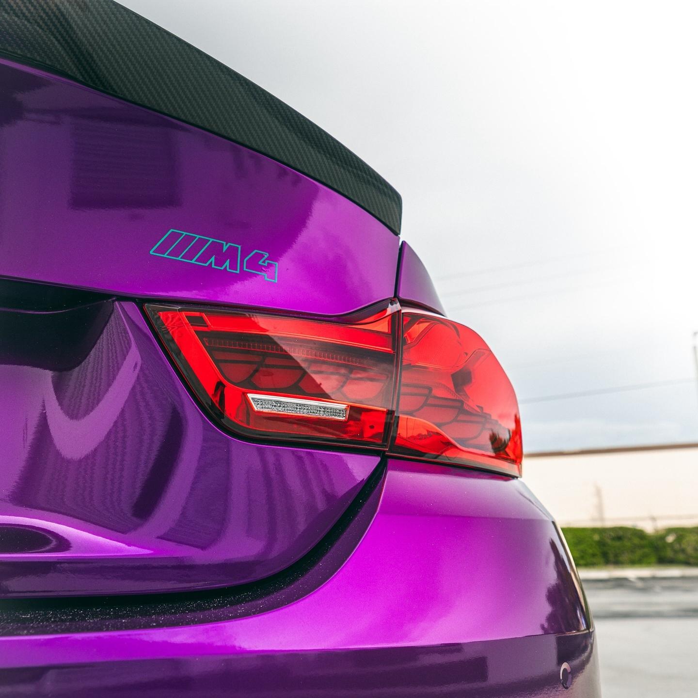 Gloss Metallic Grape Purple Car Vinyl Wrap PET review Yves Parris🇺🇸🇹🇹 04