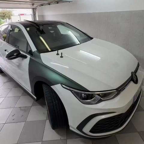 Matte Emerald Green Car Vinyl Wrap BWM I3 review 