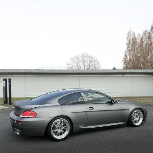 Matte Metallic Dark Grey Car Vinyl Wrap review werk98.wraps