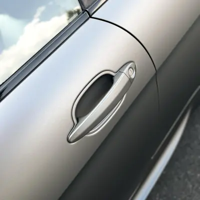 Matte Metallic Dark Grey Car Vinyl Wrap review werk98.wraps 02