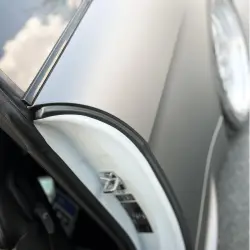 Matte Metallic Dark Grey Car Vinyl Wrap review werk98.wraps 05