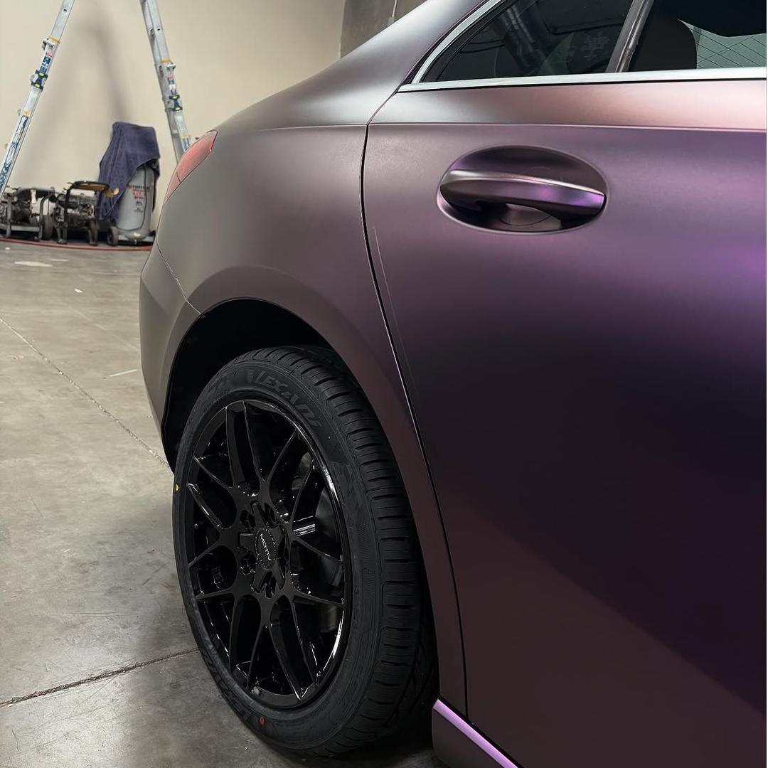 Matte Magic Purple Russian Violet Purple Car Vinyl Wrap PET review lexxx18 01