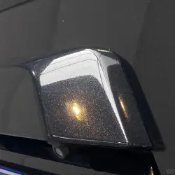 Gloss Metallic Glitter Black Car Vinyl Wrap PET review spark 04