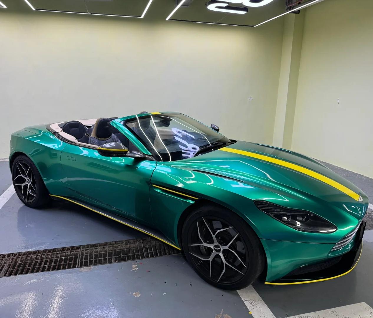 Gloss Metallic Emerald Green Car Wrap Vinyl PET review asd 01