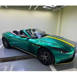 Gloss Metallic Emerald Green Car Wrap Vinyl PET review asd 02