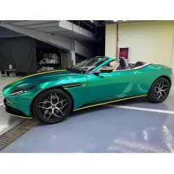 Gloss Metallic Emerald Green Car Wrap Vinyl PET review asd 04