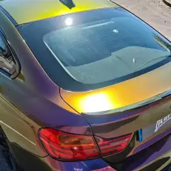 Gloss Metallic Chameleon Yellow Purple Car Vinyl Wrap PET review ncw 02