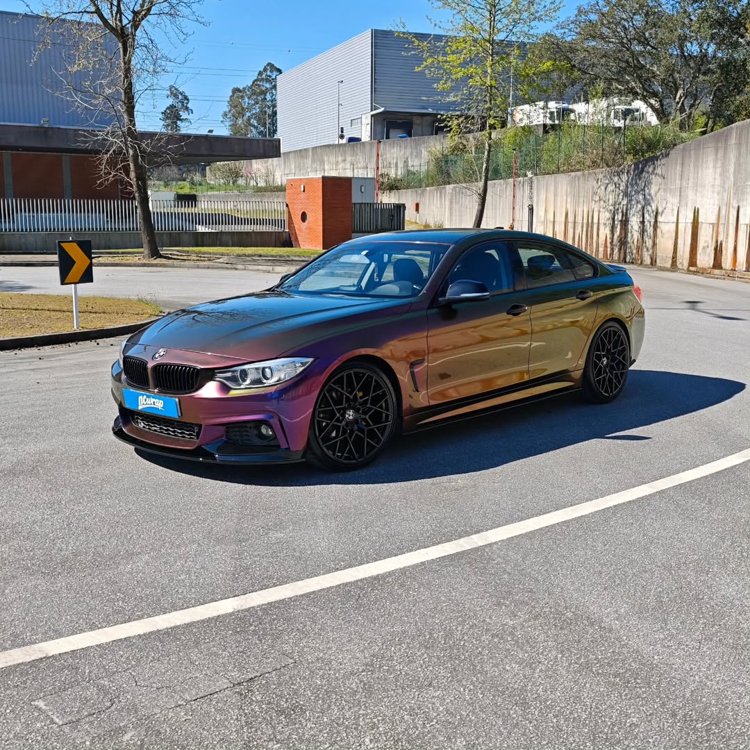 Gloss Metallic Chameleon Yellow Purple Car Vinyl Wrap PET review ncw 05