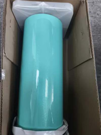 Gloss Sparkle Glitter Tiffany Blue Car Vinyl Wrap review Glitter