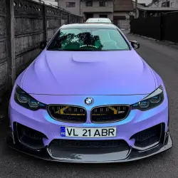 Matte Chameleon Glacial Frost Purple Car Vinyl Wrap  review Sam Huxham 02