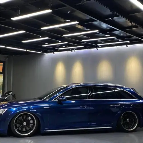 Gloss Indigo Blue Car Vinyl Wrap PET review 