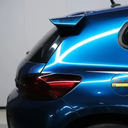 Gloss Indigo Blue Car Vinyl Wrap PET review Customer 03