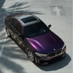 Gloss Metallic Midnight Purple Car Vinyl Wrap BMW review buprangel 02