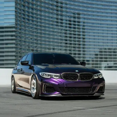 Gloss Metallic Midnight Purple Car Vinyl Wrap BMW  review buprangel 04