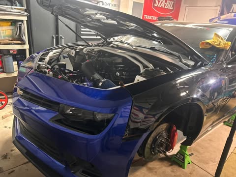 Gloss Metallic Ocean Deep Blue Car Vinyl Wrap PET review Nick️️️️️ Begien 01