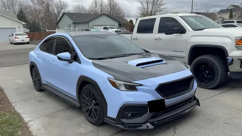 Gloss Macaron Baby Blue Car Vinyl Wrap PET review 