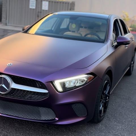 Matte Magic Purple Russian Violet Purple Car Vinyl Wrap PET review lexxx18 03