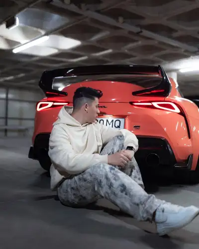 Gloss Coral Orange Car Vinyl Wrap PET review allspeeddrive 01