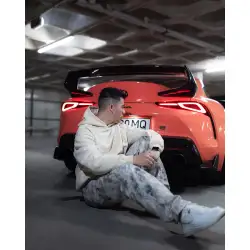 Gloss Coral Orange Car Vinyl Wrap PET review allspeeddrive 01