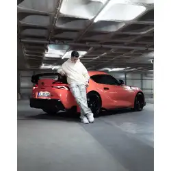 Gloss Coral Orange Car Vinyl Wrap PET review allspeeddrive 02