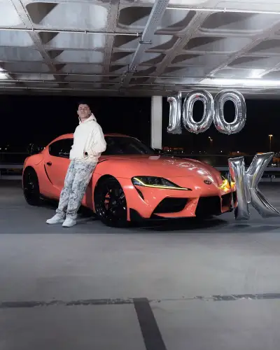 Gloss Coral Orange Car Vinyl Wrap PET review allspeeddrive 05