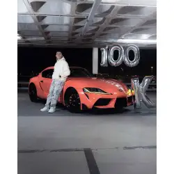 Gloss Coral Orange Car Vinyl Wrap PET review allspeeddrive 05