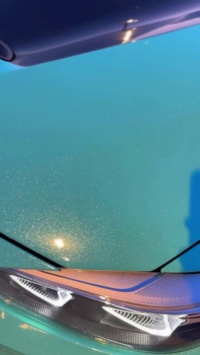 Gloss Sparkle Glitter Tiffany Blue Car Vinyl Wrap review sparker 01