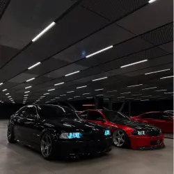 Ultra Glossy Metallic Vampire Red Car Vinyl Wrap Audi BMW PET   review artur._e46 03