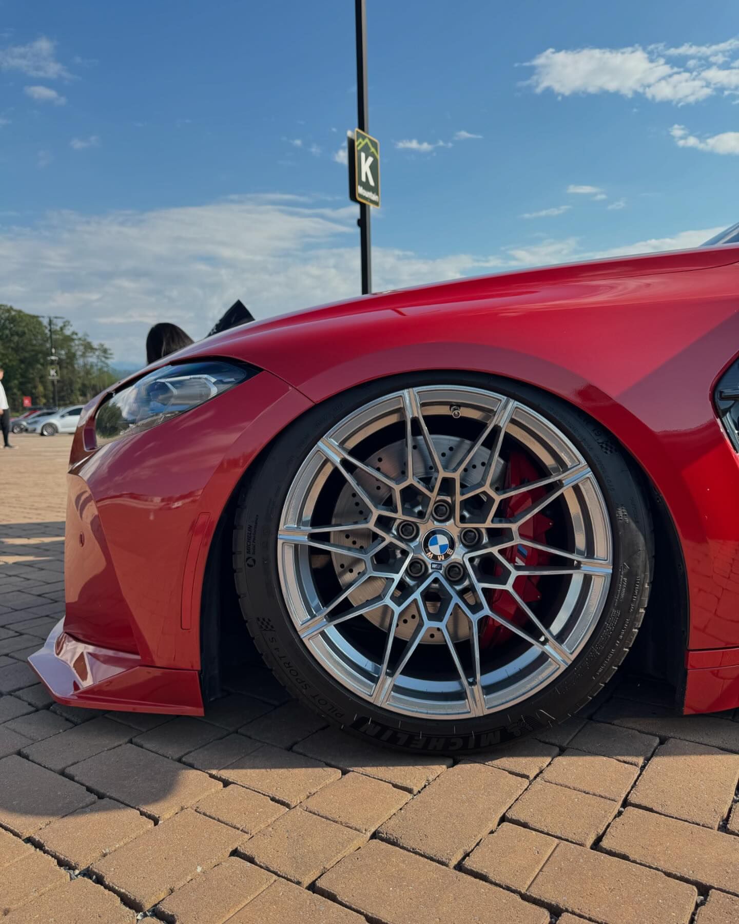 Gloss Metallic Vampire Red Car Vinyl Wrap Paper Backing  review look 04