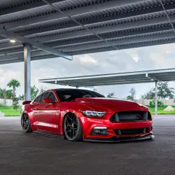 Gloss Metallic Vampire Red Car Vinyl Wrap review look 02