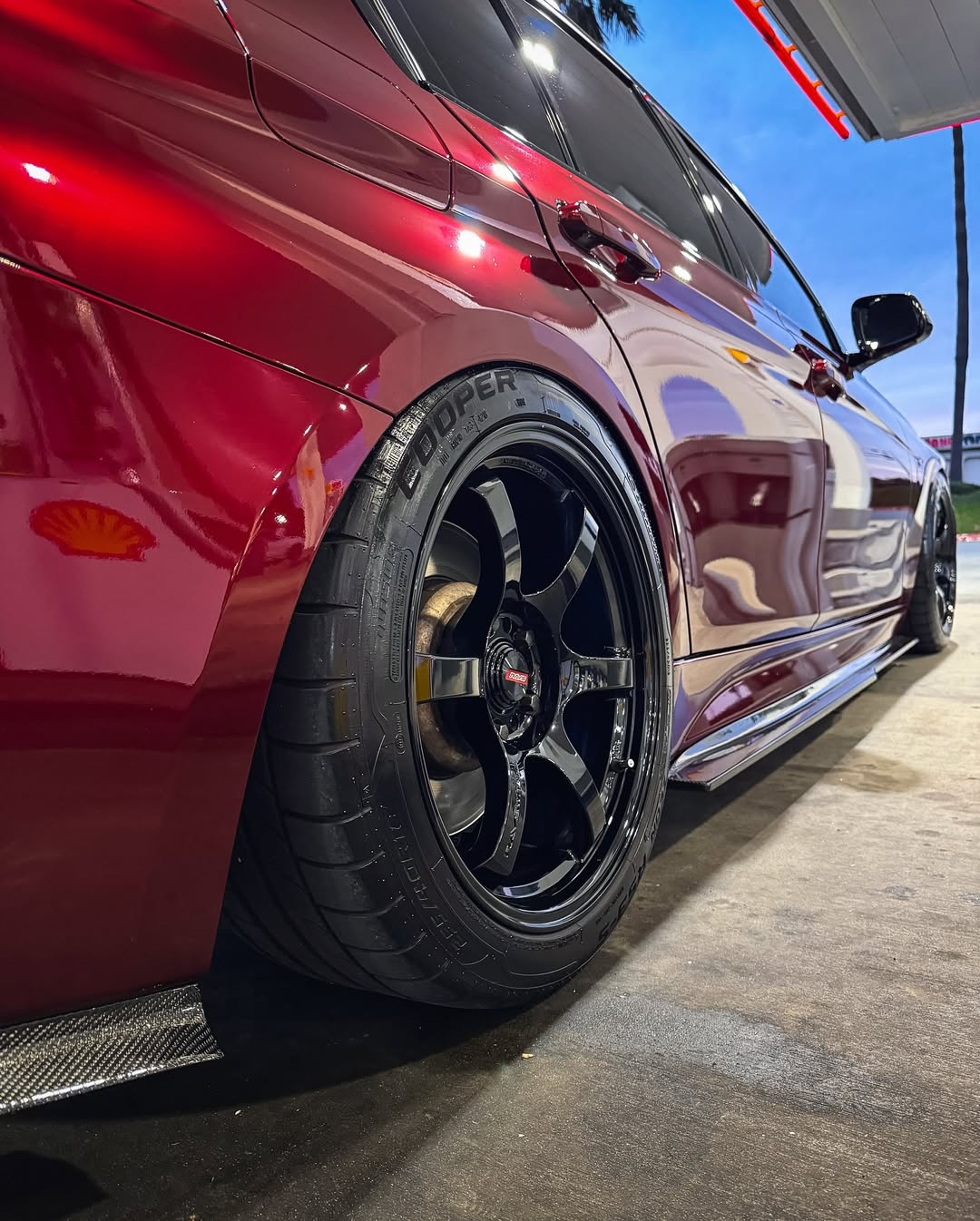 Ultra Glossy Liquid Dragon Red Car Vinyl Wrap PET review f30.jose 01