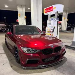 Ultra Glossy Liquid Dragon Red Car Vinyl Wrap PET review f30.jose 03