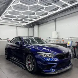 Gloss Metallic Tanzanite Blue Car Vinyl Wrap PET review taaqzml 03