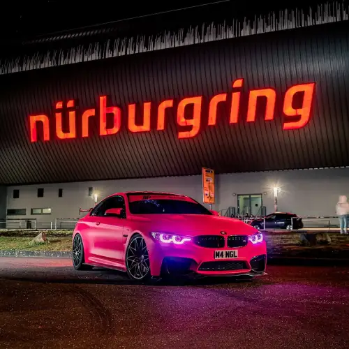 Ultimate Flat Fluorescent Pink Car Vinyl Wrap PET review 