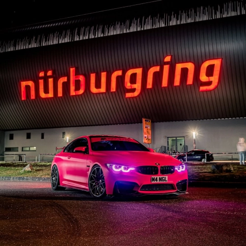 Ultimate Flat Fluorescent Pink Car Vinyl Wrap PET review 