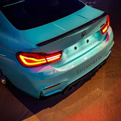 Gloss Sparkle Glitter Tiffany Blue Car Vinyl Wrap review sparker 03