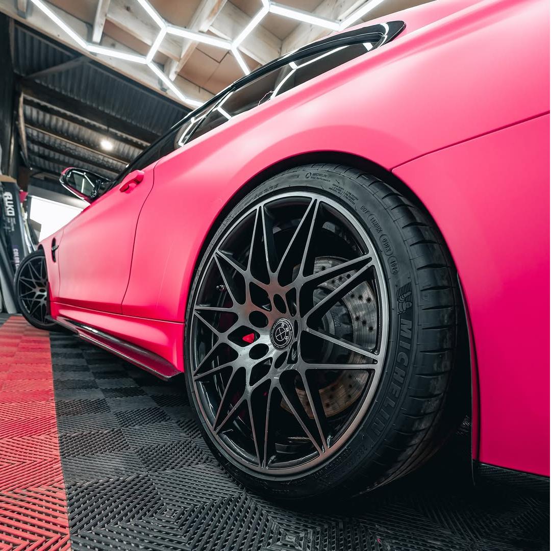 Ultimate Flat Fluorescent Pink Car Vinyl Wrap PET review v3locity_new 01
