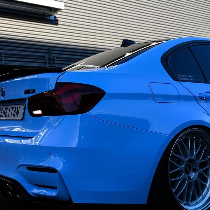 Gloss Macaron Baby Blue Car Vinyl Wrap PET review Heidi Farrell 02