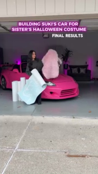Gloss Princess Pink Car Vinyl Wrap PET  review christinarok 01