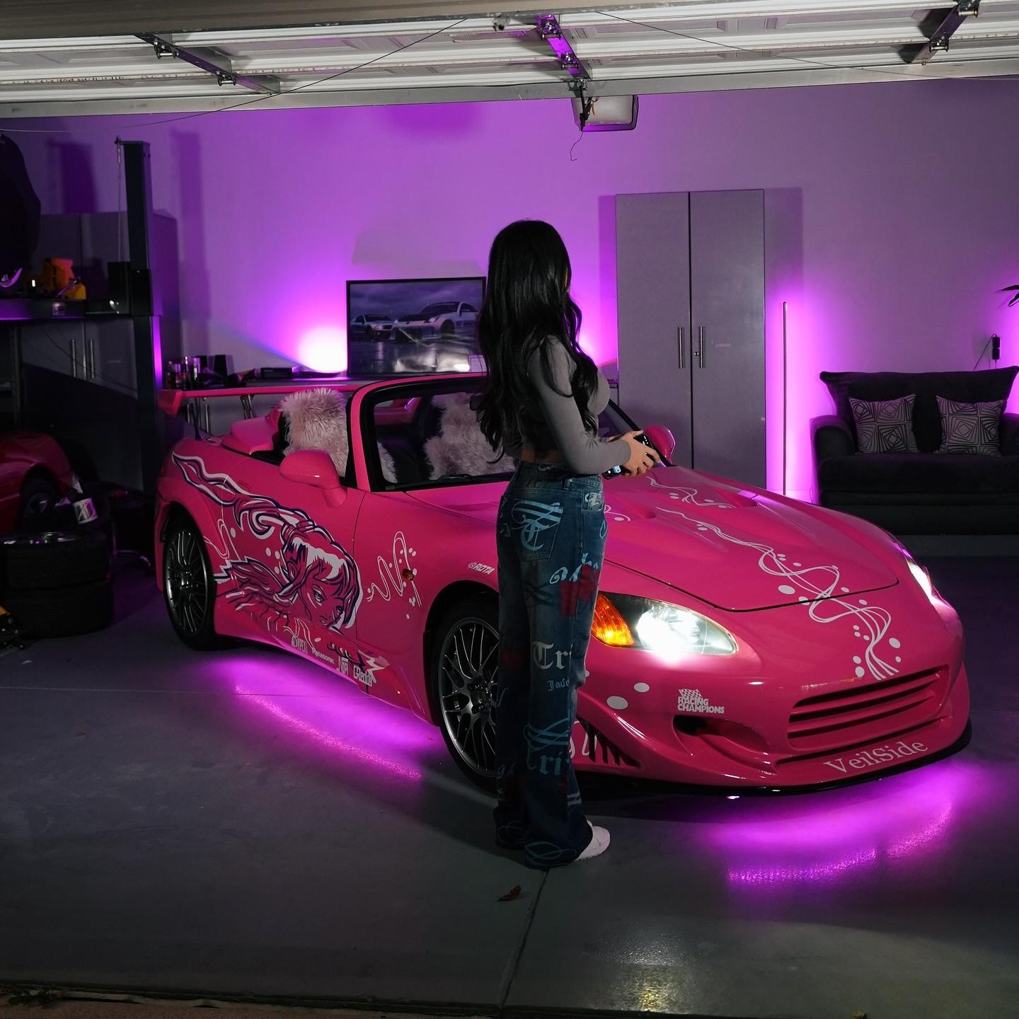 Gloss Princess Pink Car Vinyl Wrap PET  review christinarok 03