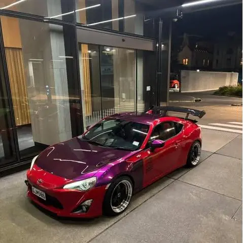 Gloss Metallic Grape Purple Car Vinyl Wrap PET review 