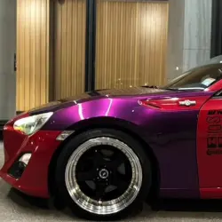 Gloss Metallic Grape Purple Car Vinyl Wrap PET review suqkii.86 03