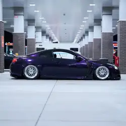 Gloss Metallic Ghost Midnight Purple Car Vinyl Wrap PET review  Anthony Grawer 01