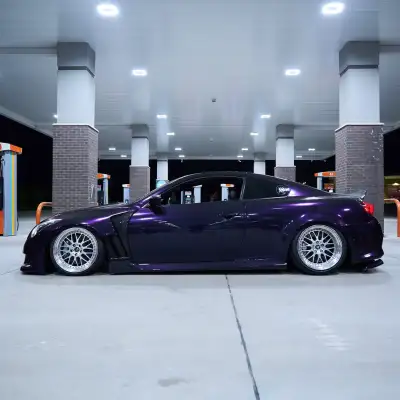 Gloss Metallic Ghost Midnight Purple Car Vinyl Wrap PET review  Anthony Grawer 03