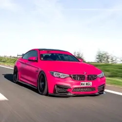 Ultimate Flat Fluorescent Pink Car Vinyl Wrap review Alsuwaidip 01