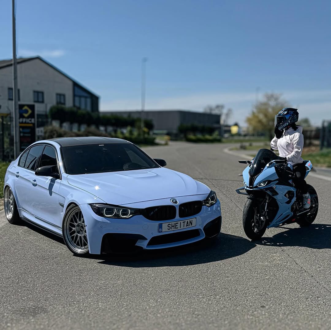 Gloss Macaron Baby Blue Car Vinyl Wrap PET review Heidi Farrell