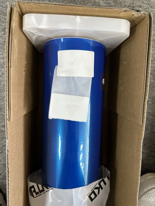 Gloss Metallic Jazz Blue Car Vinyl Wrap PET review 